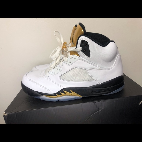 Air Jordan 5 V Retro Gold Medal Coin Olympic Men